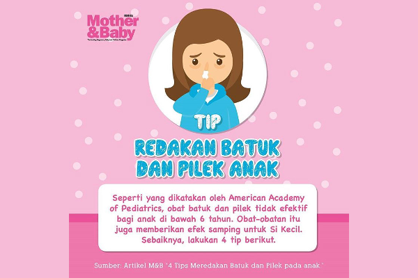 Tips Meredakan Batuk & Pilek Anak
