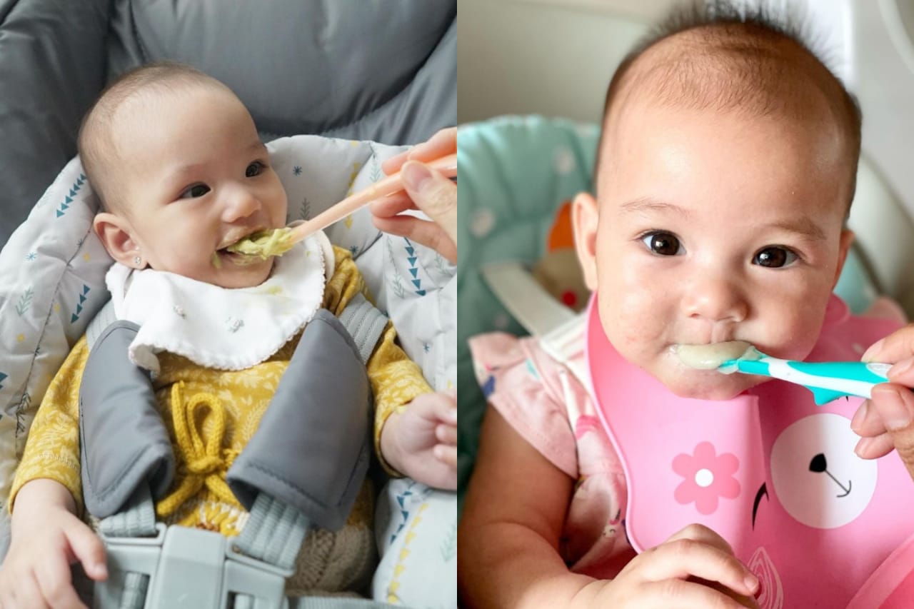 Intip Serunya Momen MPASI Pertama Anak Artis Indonesia