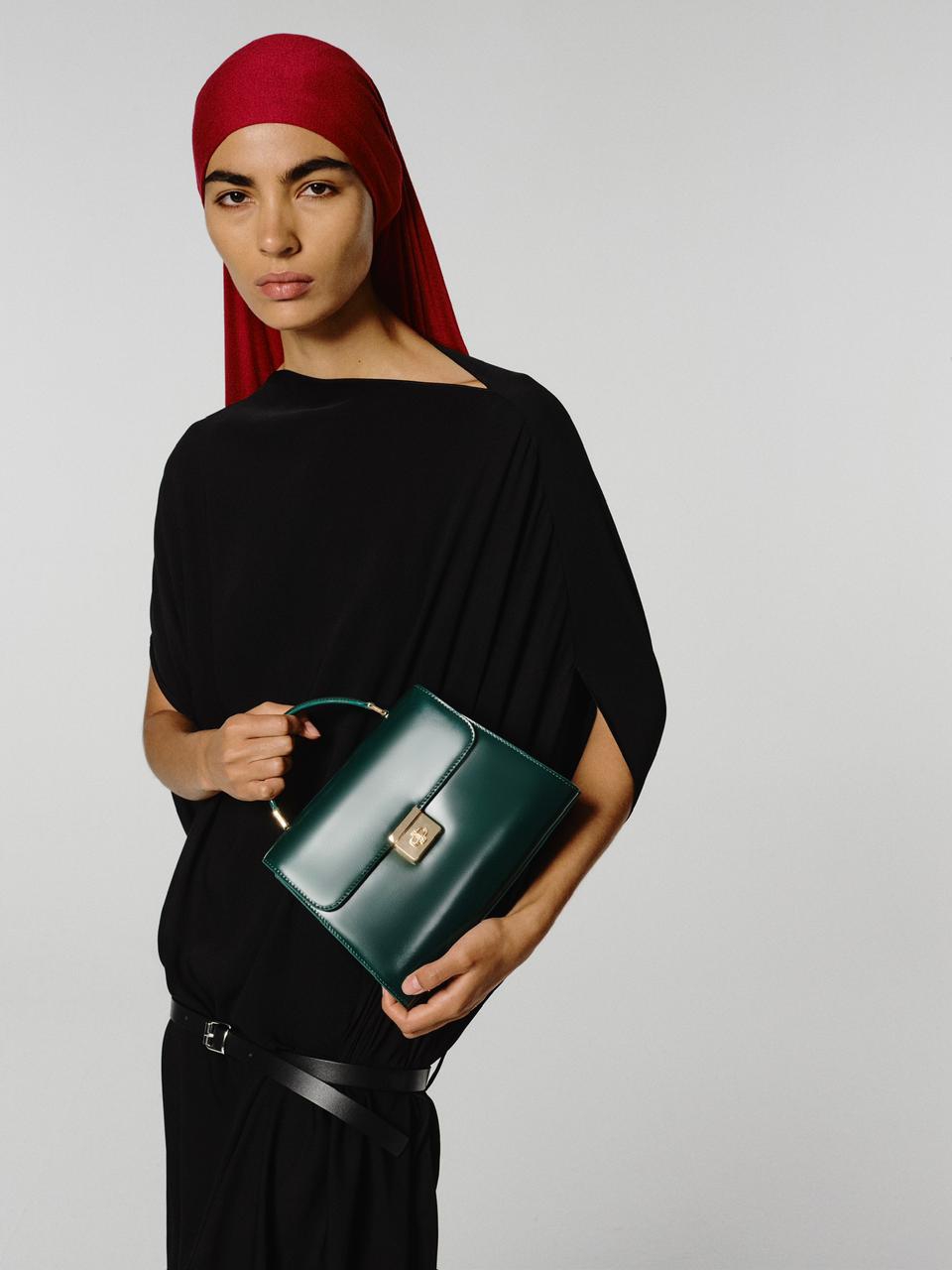 Pedro Cameo Leather Handbag