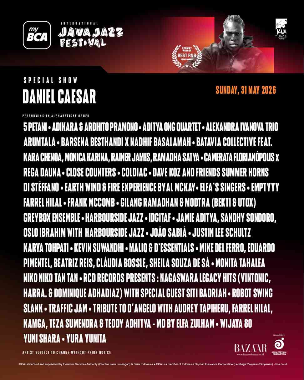Event - Java Jazz Festival 2026 (LINE UP DAY 3)&nbsp;