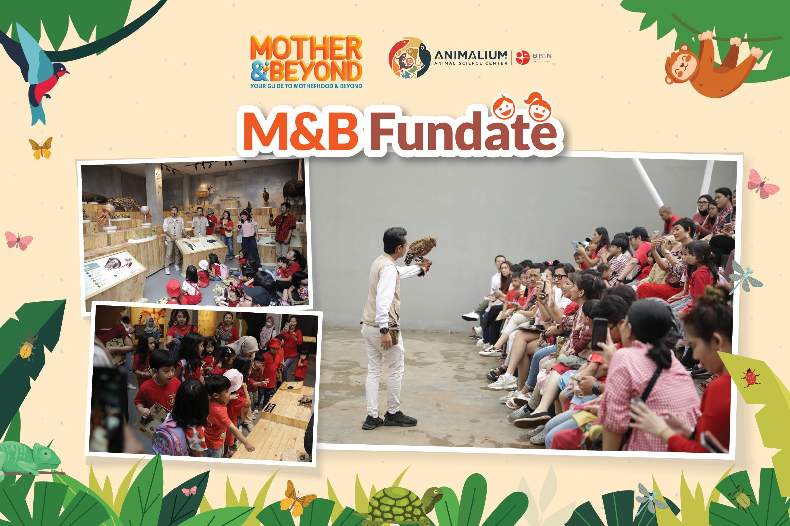 Serunya M&B Fundate Berwisata Satwa di Animalium BRIN