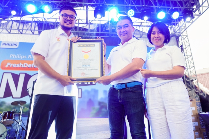 Philips Raih Rekor MURI : Masak Nasi Serentak dengan 300 Rice Cooker Selama 2 Hari Nonstop