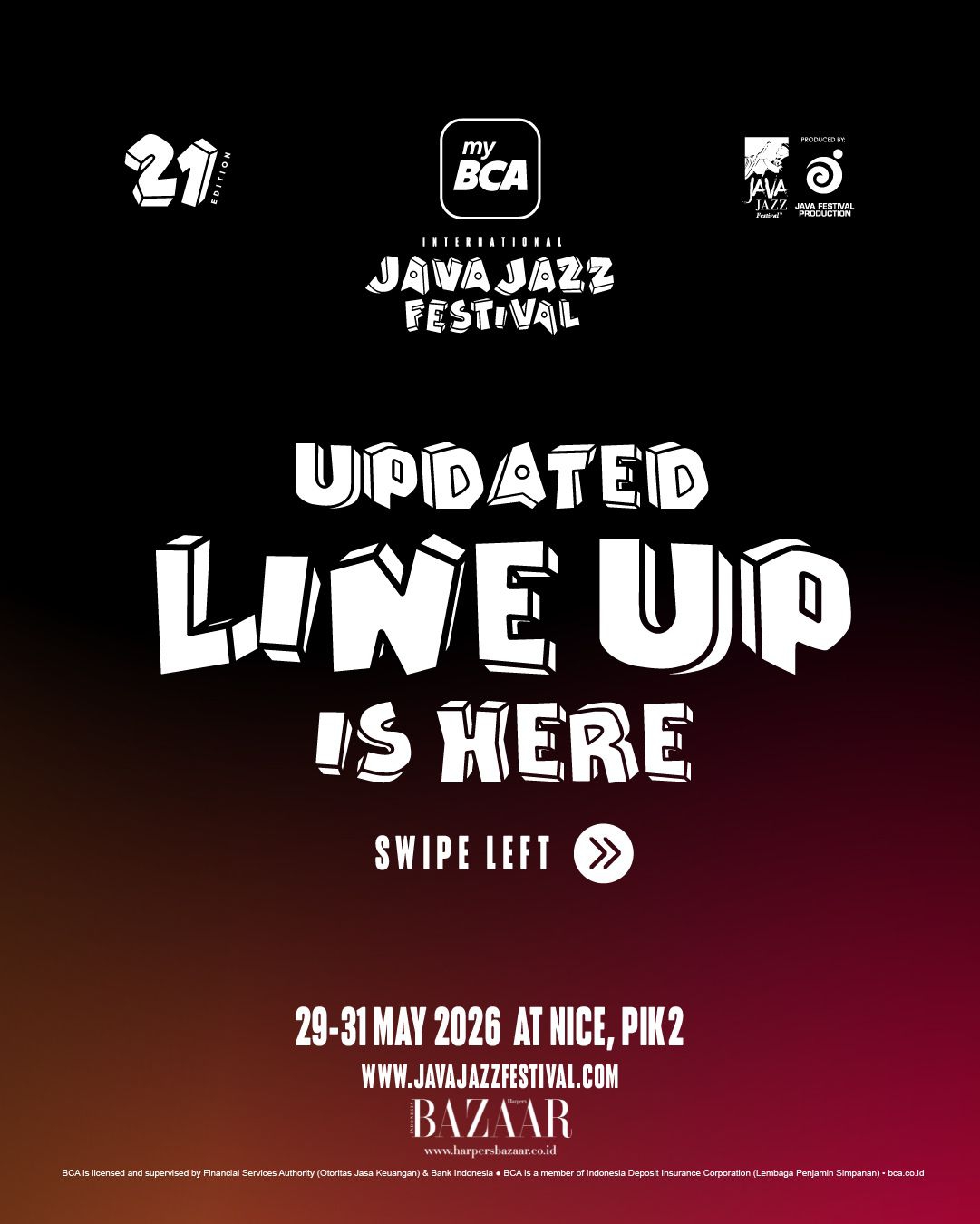 Event Java Jazz Festival 2026&nbsp;