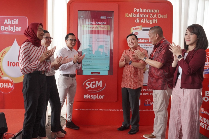 Alfamart Bersama SGM Eksplor Luncurkan Kalkulator Zat Besi di Alfagift