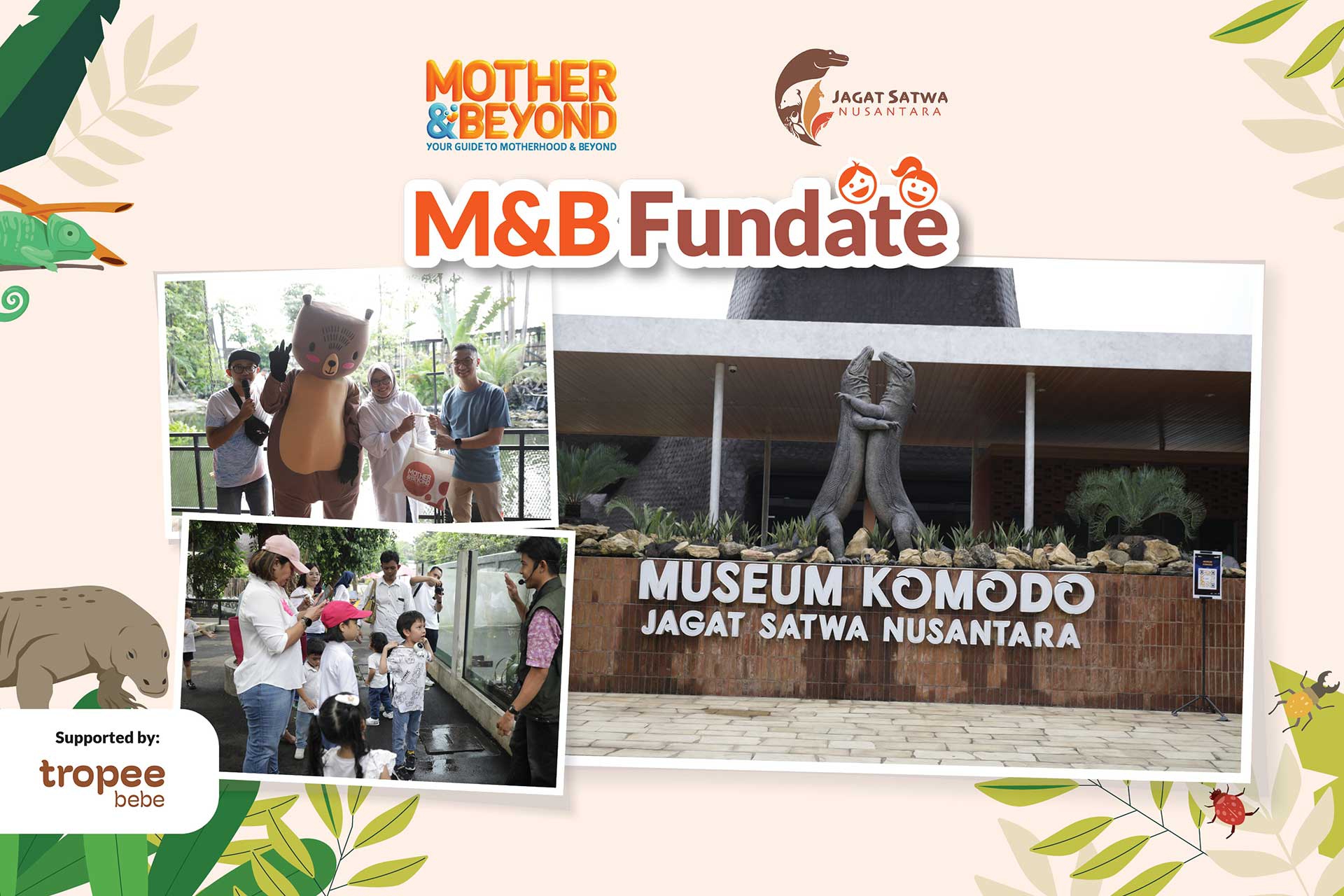 M&B Fundate Ajak Si Kecil Jelajahi Museum Komodo Dan Dunia Air Tawar