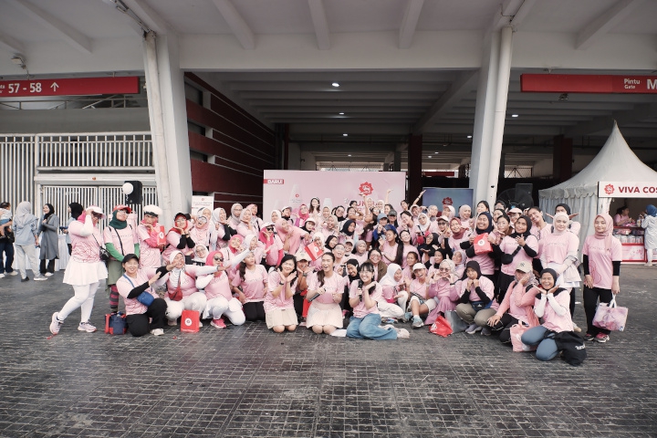 Meriah! Zumba Celebration Pertama Viva Cosmetics Disambut Antusias