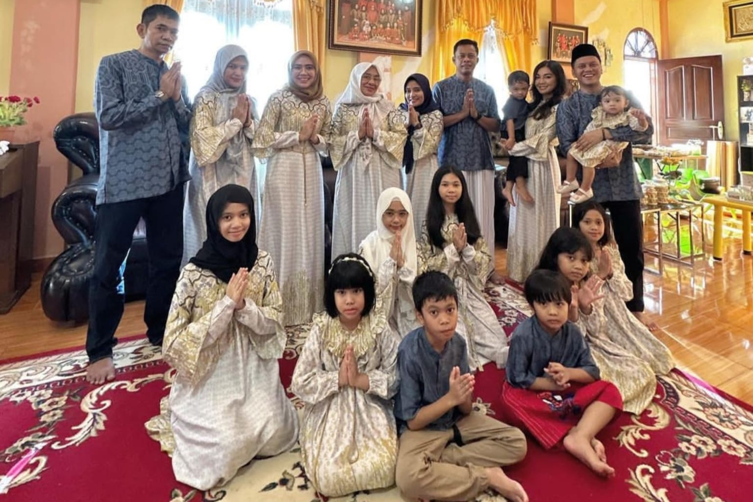 Lebaran keluarga Arief Muhammad dan Tiara Pangestika
