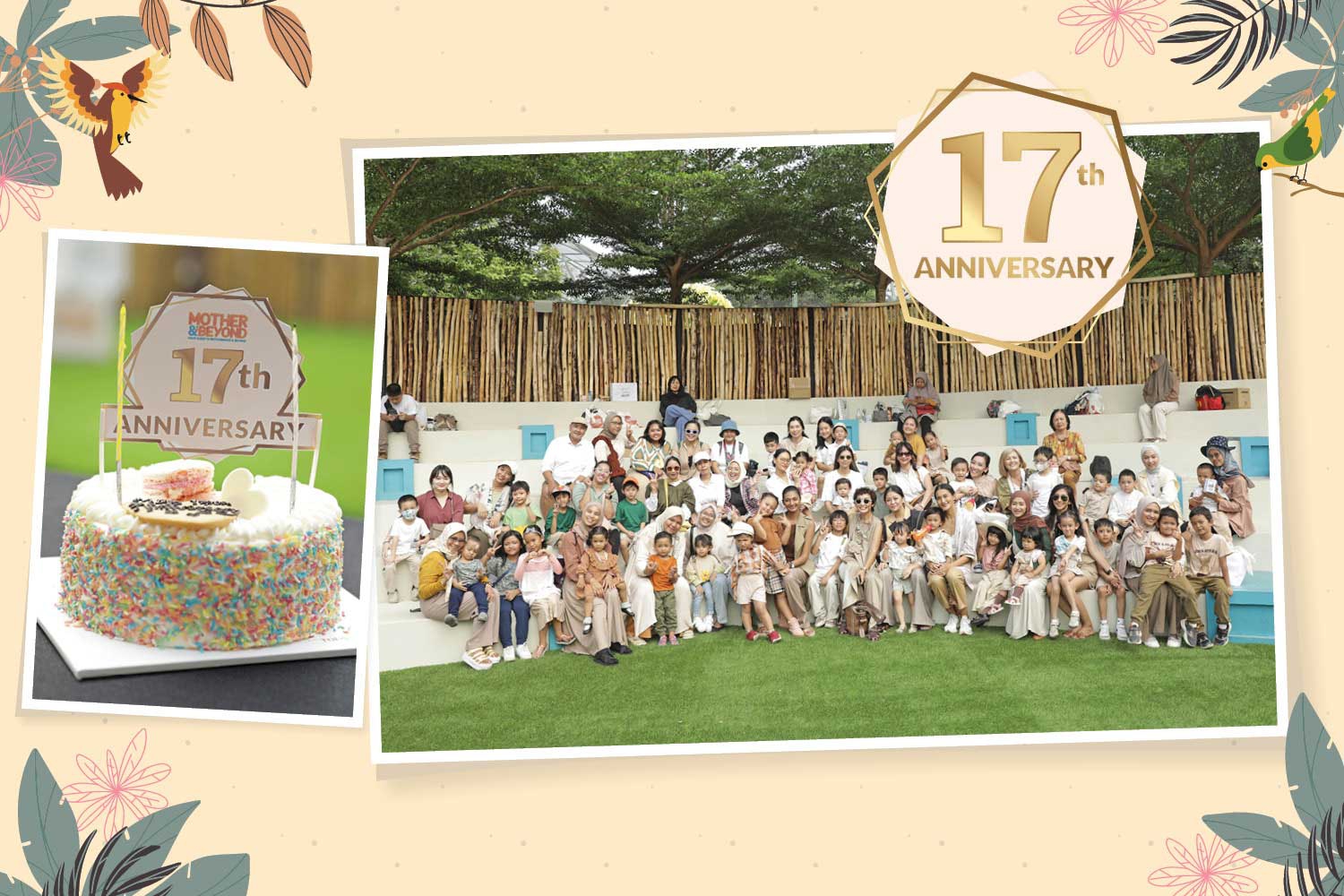 Kemeriahan Ulang Tahun ke-17 Mother & Beyond di Taman Burung TMII