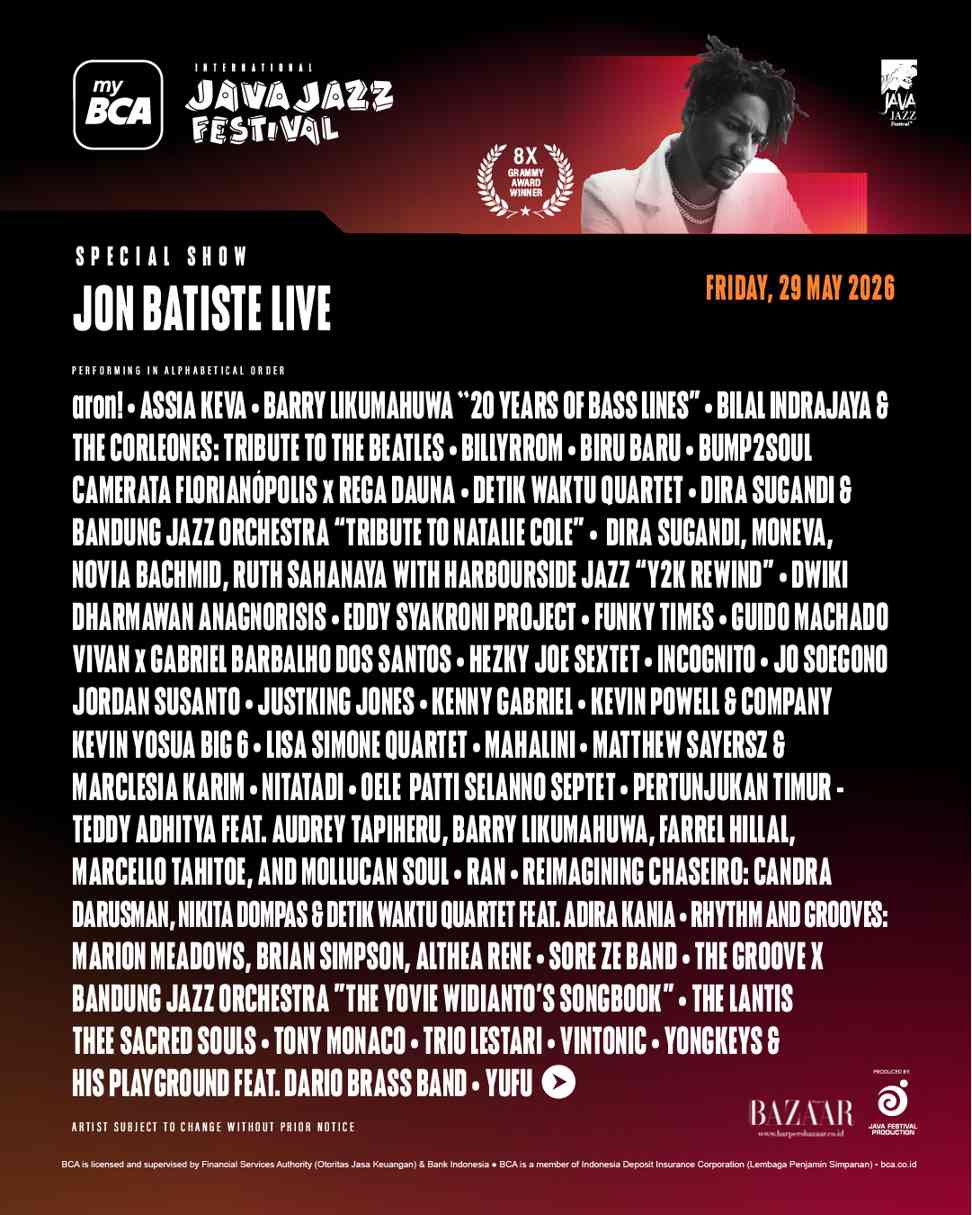 Event - Java Jazz Festival 2026 (LINE UP DAY 1)&nbsp;