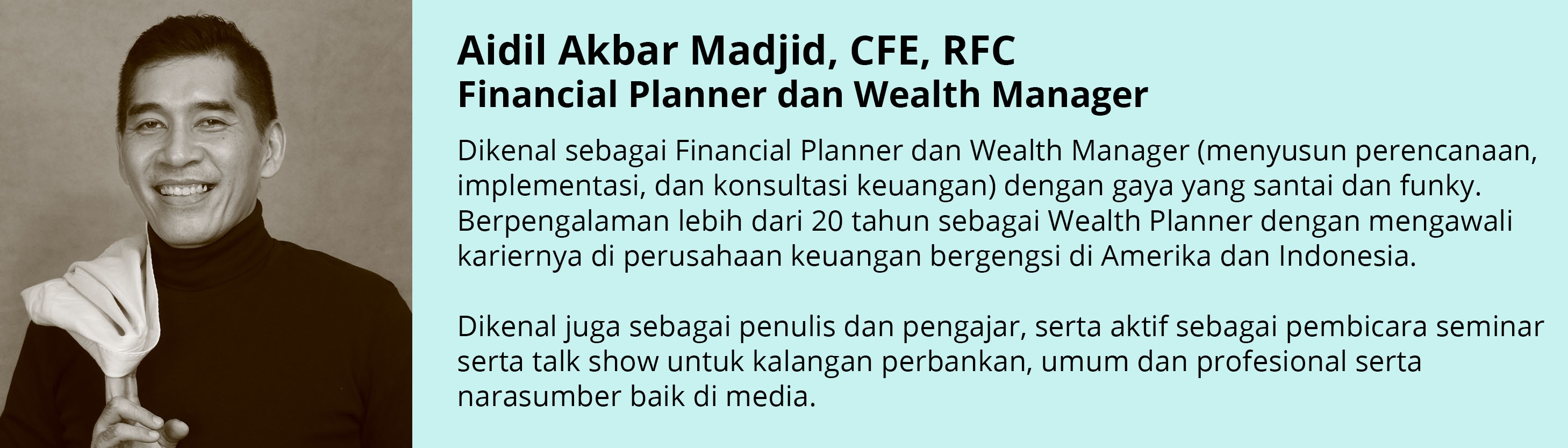 aidil akbar madjid financial planner