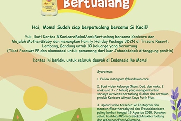 Bekal Anak Bertualang bersama Konicare 