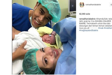 Selamat! Nia Ramadhani Melahirkan Anak Ketiga