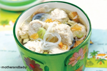 Fish Meatball Soup