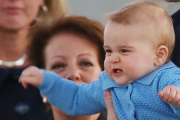 Ekspresi Lucu dari Prince George