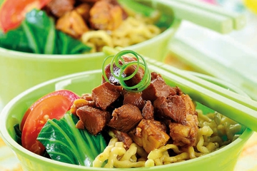 Mi Ayam Pangsit Tempe