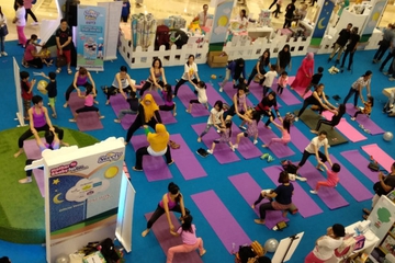 Bonding Moms dan Si Kecil di M&B Fair Surabaya 2018
