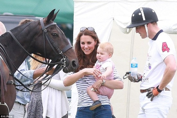 Tingkah Prince George di Lapangan Polo 