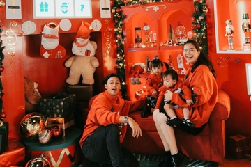 Potret Artis Indonesia Rayakan Natal Bersama Keluarga