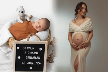 Potret Perjalanan Kehamilan Hingga Melahirkan Pamela Bowie