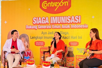 Dukung Generasi Emas Anak Indonesia, Contrexyn Siaga Imunisasi Lebih dari 1.000 Anak