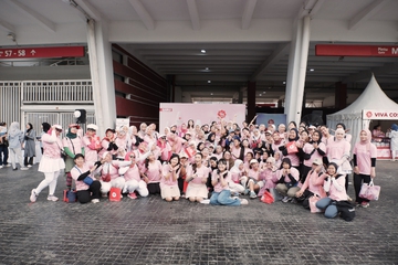 Meriah! Zumba Celebration Pertama Viva Cosmetics Disambut Antusias