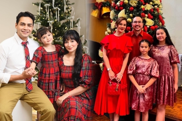 Potret Keluarga Artis Rayakan Natal 2024