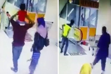 Balita Terjatuh dari Eskalator saat Digendong Ayahnya