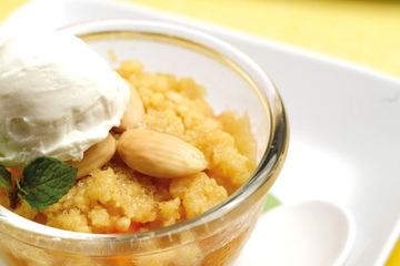 Peach and Apple Cobbler