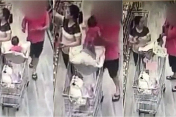 Awas! Bayi Hampir Diculik di Supermarket
