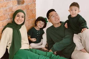 Potret Kekompakan Keluarga Nycta Gina dan Rizky Kinos