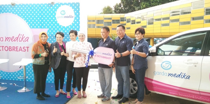 Bantuan Mobil untuk Kampanye Peduli Kanker Payudara