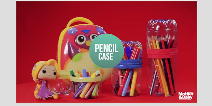 DIY Tempat Pensil dari Botol Bekas