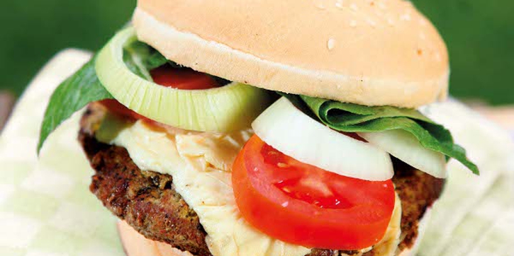 Burger with Melted Cheese