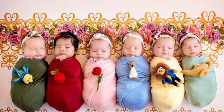 Duh, Lucunya Bayi-Bayi Berfoto Ala Princess Disney Ini!