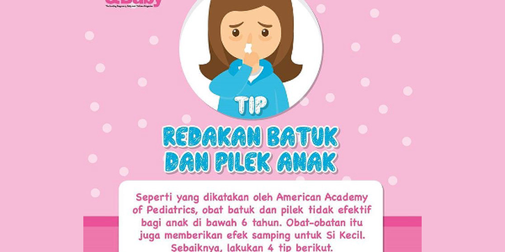Tips Meredakan Batuk & Pilek Anak