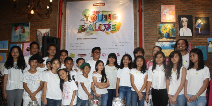 Anak-Anak Gelar Pertunjukan Musik untuk Berdonasi kepada Penderita Kanker