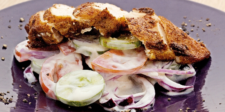 Pan Fried Mediterranean Chicken