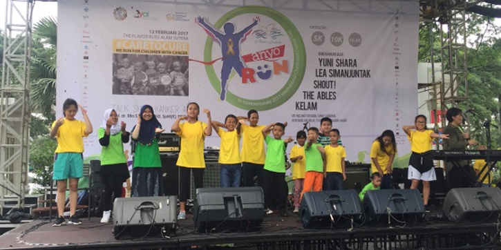 Hujan Tidak Hentikan Serunya Anyo Run 2017