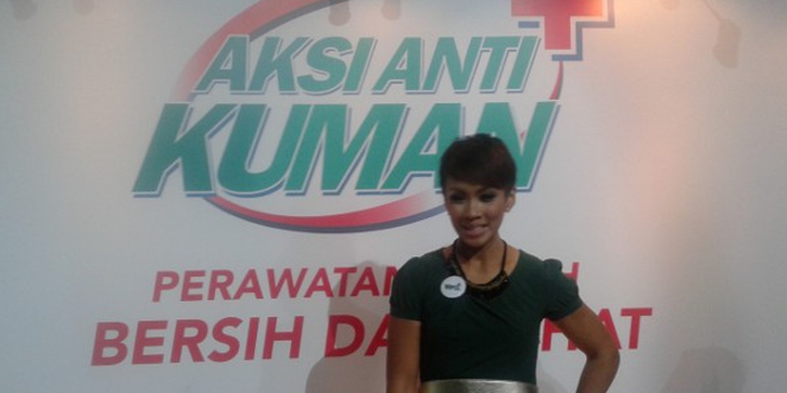 Melanie Putria Ajarkan Anak Hidup Sehat