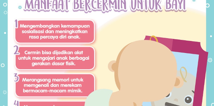 5 Manfaat Bercermin untuk Bayi