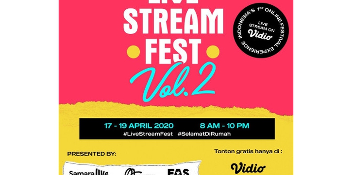 Live Stream Fest Vol. 2 Kembali Hibur Anda di Rumah