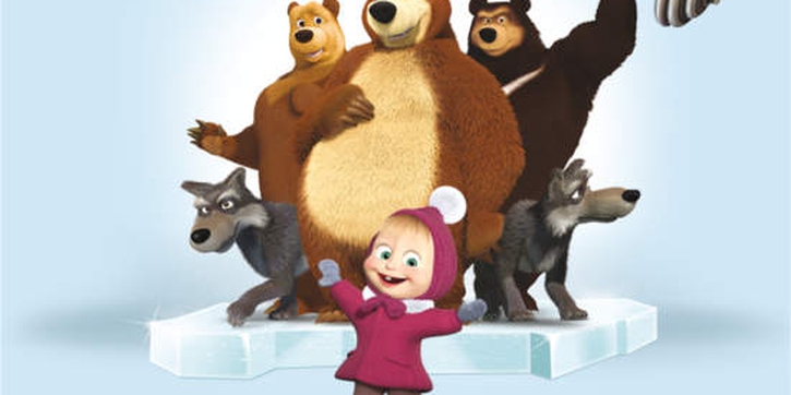 Marsha and The Bear On Ice