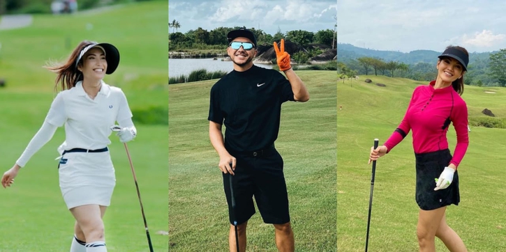 10 Celebrity Moms dan Dads Indonesia yang Hobi Main Golf