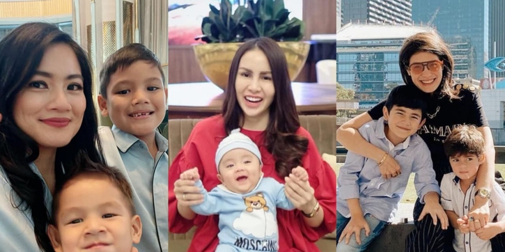 Momen Kedekatan Celebrity Moms dengan Anak Laki-lakinya