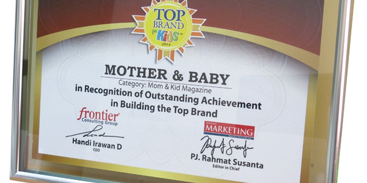 Mother&Baby Raih Top Brand For Kids