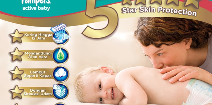 Sekarang, Diaper pun Bintang 5
