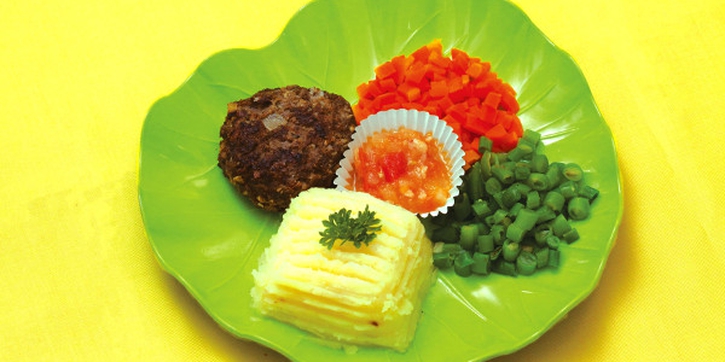Resep untuk Balita: Beef Steak Mashed Potato