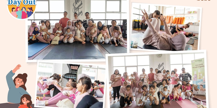 Mempererat Bonding dengan Yoga Bareng Anak di M&B Mom's Day Out Bersama Tropee Bebe