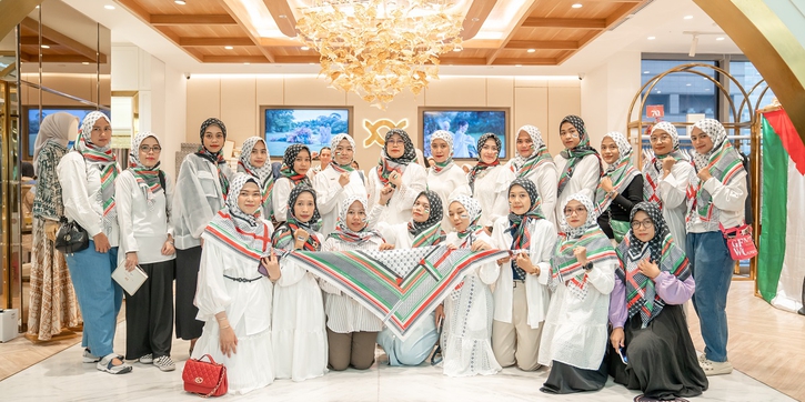 Dukung Palestina, Klamby Luncurkan Scarf Solidaritas