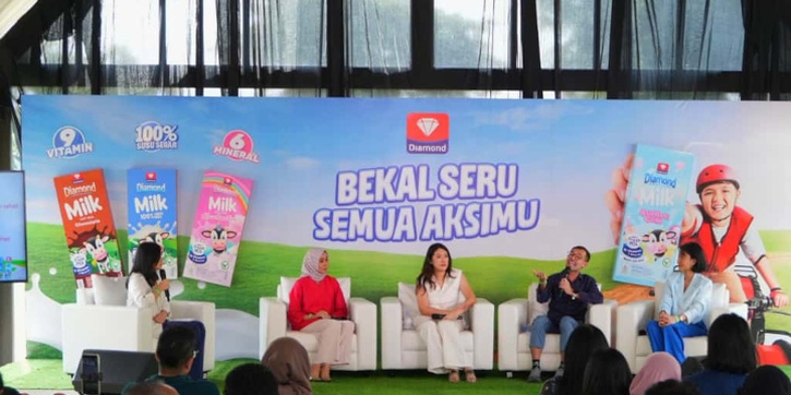 Dukung Generasi Alpha Tumbuh Sehat dan Aktif, Diamond UHT Milk Luncurkan 